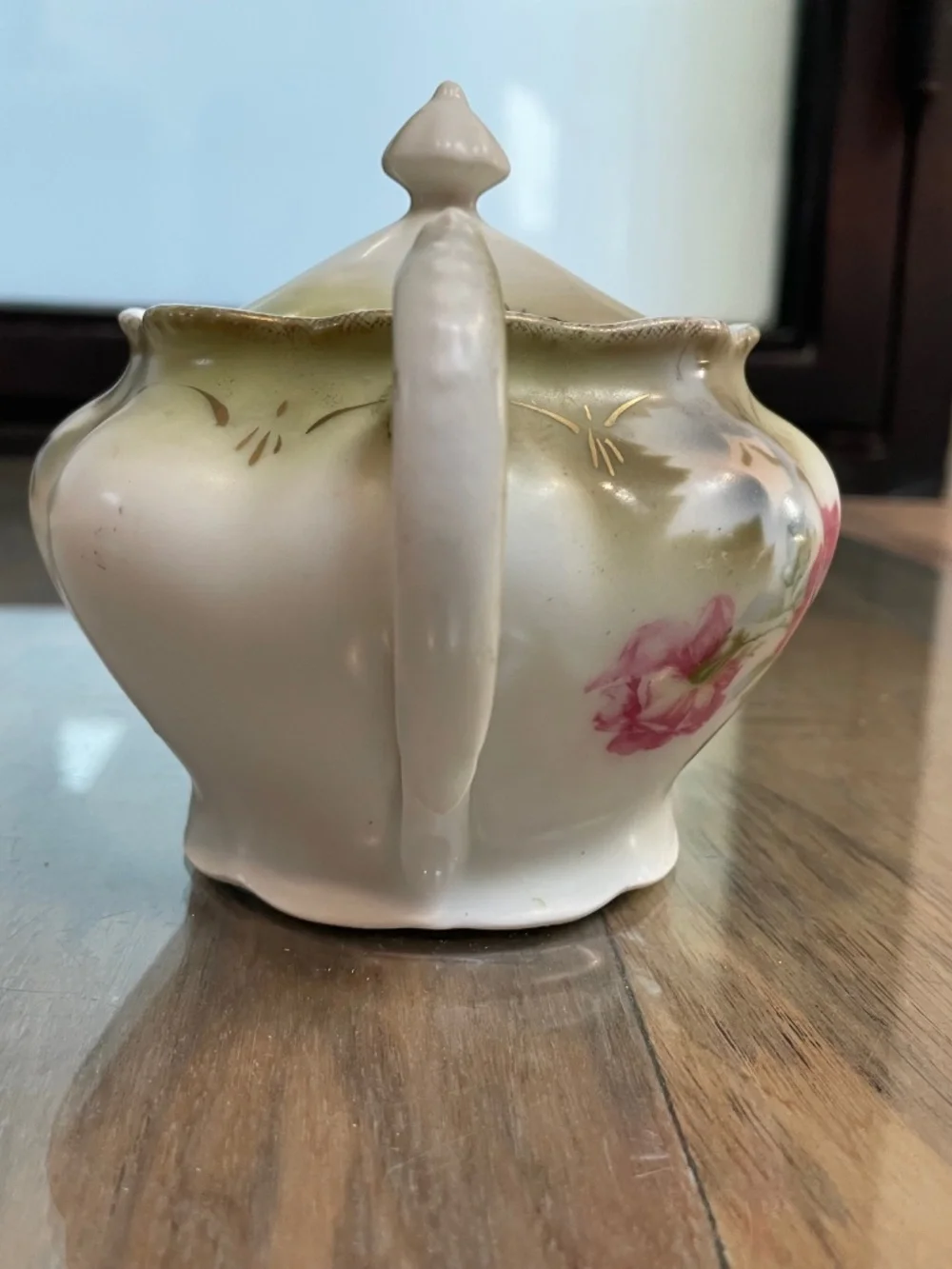 Antique China Sugar Bowl